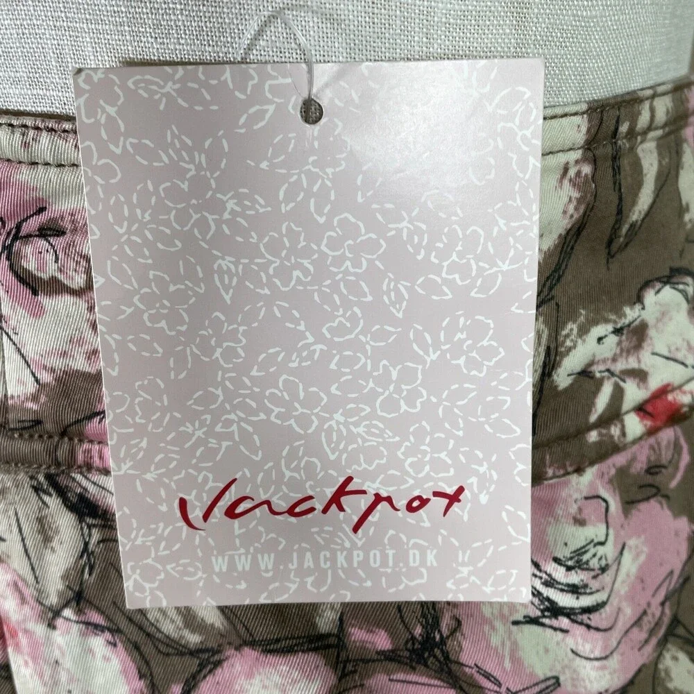Vintage Jackpot Skirt Carli Gry Straight NWT New Brown Pink Size 4 -US 12/14 - Picture 7 of 12